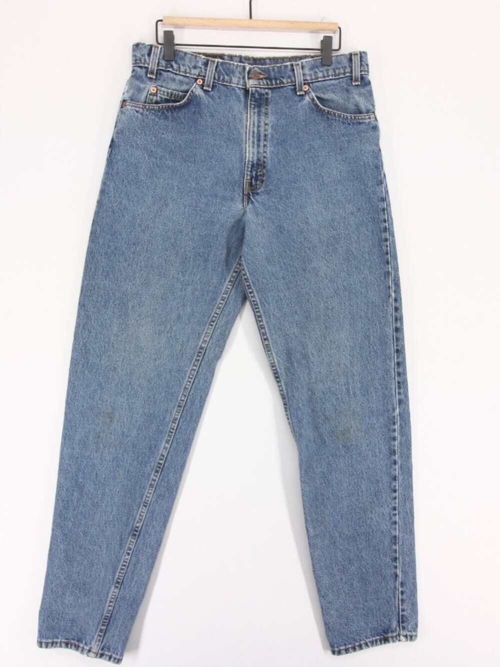 Vintage Levis 550 Jeans Mens 34x34 Blue Orange Tab Relaxed Fit Tapered Leg USA